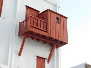 Balcon Mykonos grèce