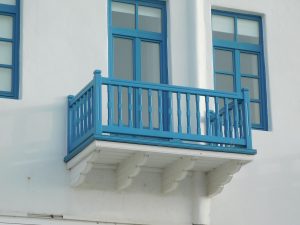 mykonos balcon grèce